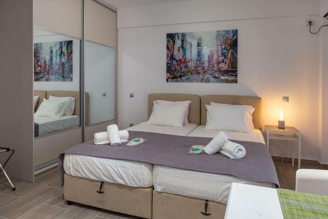Apartmán Gazi Square Luxury Studio Atény Exteriér fotografie